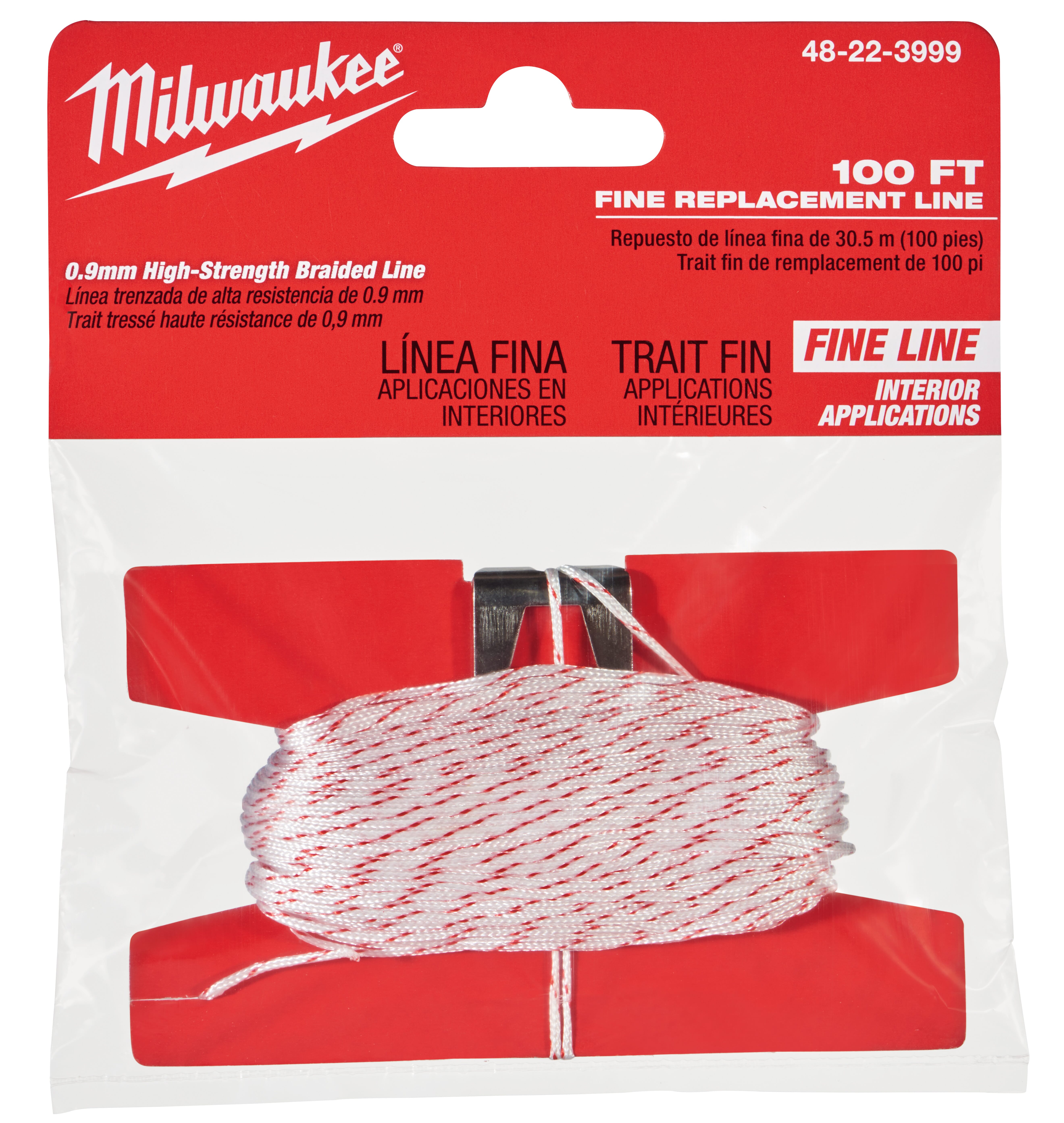 Milwaukee® 48-22-3999 High Strength Precision Replacement Braided Line, 100 ft L